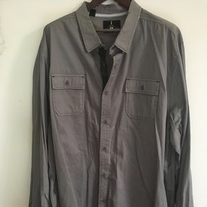 Long-sleeve button-up shirt - 2XLT